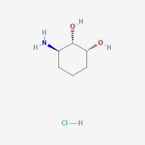 (1R,2S,3R)-3-aminocyclohexane-1,2-diol hydrochloride