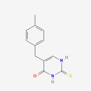 5-[(4-Methylphenyl)methyl]-2-sulfanylidene-2,3-dihydropyrimidin-4(1H)-one