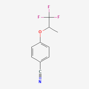 4-(1,1,1-Trifluoropropan-2-yloxy)benzonitrile