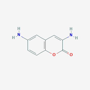 molecular formula C9H8N2O2 B8634494 3,6-Diamino-2H-chromen-2-one 