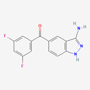 (3-amino-1H-indazol-5-yl)(3,5-difluorophenyl)Methanone