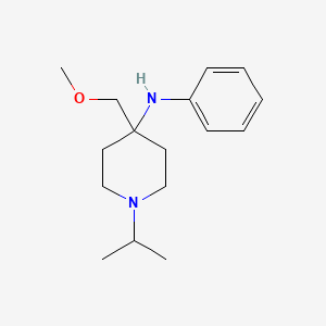 4-(Methoxymethyl)-N-phenyl-1-(propan-2-yl)piperidin-4-amine
