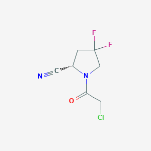 (2S)-1-(chloroacetyl)-4,4-difluoropyrrolidine-2-carbonitrile