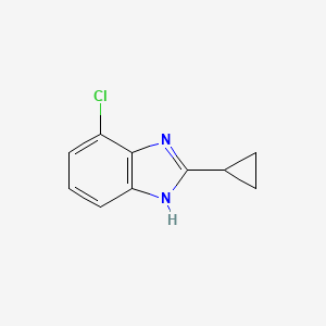 4-chloro-2-cyclopropyl-1H-benzo[d]imidazole