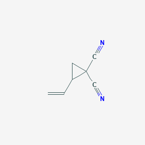 molecular formula C7H6N2 B8634731 2-Ethenylcyclopropane-1,1-dicarbonitrile CAS No. 6904-16-1
