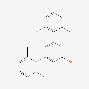 molecular formula C22H21Br B8634808 1-Bromo-3,5-bis(2,6-dimethylphenyl)benzene CAS No. 135989-99-0