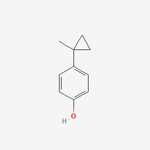 molecular formula C10H12O B8634840 4-(1-Methylcyclopropyl)phenol 