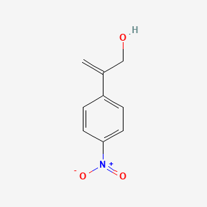 molecular formula C9H9NO3 B8634873 2-(4-Nitrophenyl)prop-2-EN-1-OL CAS No. 15121-86-5