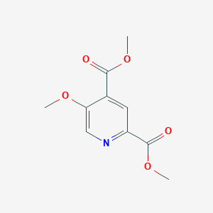 molecular formula C10H11NO5 B8634878 Dimethyl 5-methoxypyridine-2,4-dicarboxylate CAS No. 97988-77-7
