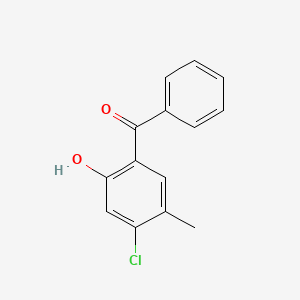 (4-Chloro-2-hydroxy-5-methylphenyl)(phenyl)methanone