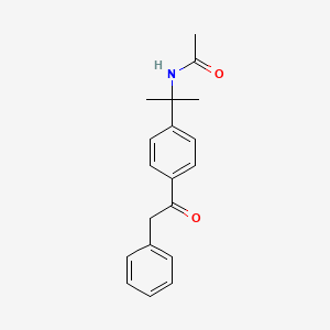 N-{2-[4-(Phenylacetyl)phenyl]propan-2-yl}acetamide