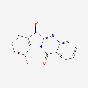 10-Fluoroindolo[2,1-b]quinazoline-6,12-dione