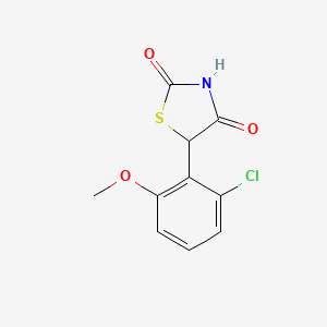 5-(2-Chloro-6-methoxyphenyl)-1,3-thiazolidine-2,4-dione