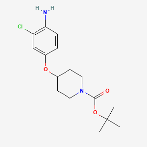 Tert-butyl 4-(4-amino-3-chlorophenoxy)piperidine-1-carboxylate
