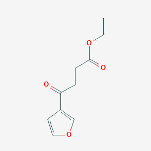 molecular formula C10H12O4 B8635048 Ethyl 4-(3-furyl)-4-oxobutanoate 