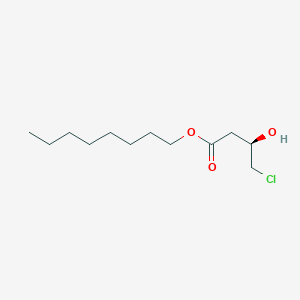 molecular formula C12H23ClO3 B8635097 Octyl (3R)-4-chloro-3-hydroxybutanoate CAS No. 86728-99-6