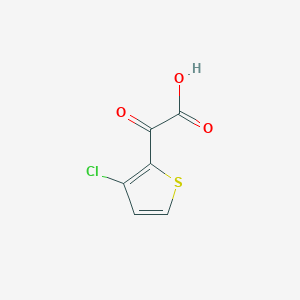 molecular formula C6H3ClO3S B8635114 (3-Chlorothiophen-2-yl)-oxo-acetic acid 