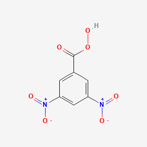 molecular formula C7H4N2O7 B8635139 3,5-Dinitroperbenzoic acid CAS No. 66358-48-3