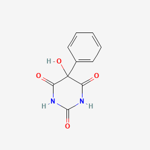 molecular formula C10H8N2O4 B8635165 5-Hydroxy-5-phenyl-2,4,6(1H,3H,5H)-pyrimidinetrione 