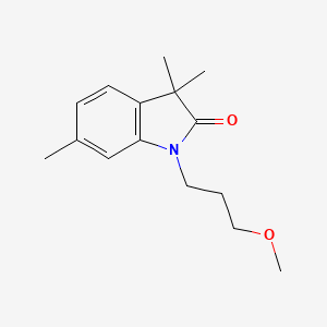 1-(3-Methoxypropyl)-3,3,6-trimethyl-1,3-dihydroindol-2-one