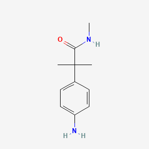 2-(4-amino-phenyl)-N-methyl-isobutyramide