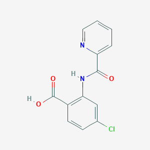 4-Chloro-2-[(pyridin-2-ylcarbonyl)amino]benzoic acid