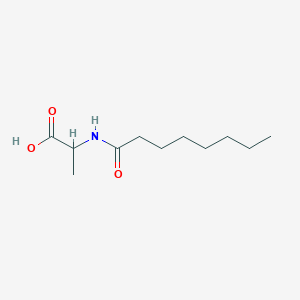 molecular formula C11H21NO3 B8635318 N-Octanoyl-L-alanine 