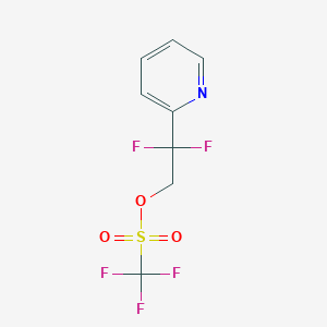 B8635575 2,2-Difluoro-2-(2-pyridyl)ethyl trifluoromethanesulfonate CAS No. 267875-66-1