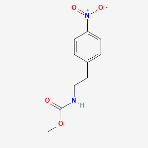 molecular formula C10H12N2O4 B8635786 Methyl[2-(4-nitrophenyl)ethyl]carbamate 