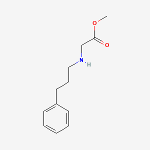 Methyl 2-((3-phenylpropyl)amino)acetate