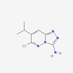 6-Chloro-7-isopropyl-[1,2,4]triazolo[4,3-b]pyridazin-3-ylamine