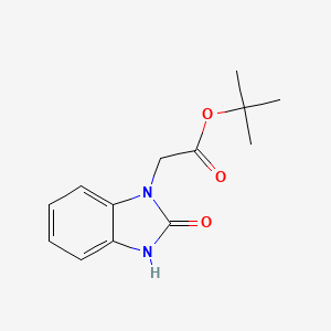 molecular formula C13H16N2O3 B8636318 tert-butyl 2-(2-oxo-3H-benzimidazol-1-yl)acetate 