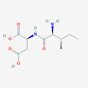 molecular formula C10H18N2O5 B8636376 L-Isoleucyl-L-aspartic acid CAS No. 54532-76-2