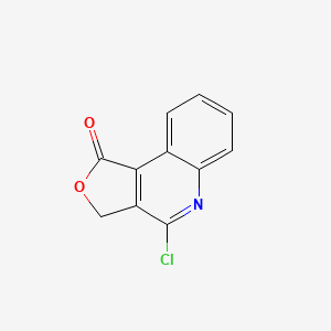 molecular formula C11H6ClNO2 B8636815 4-Chloro-3H-furo[3,4-c]quinolin-1-one 