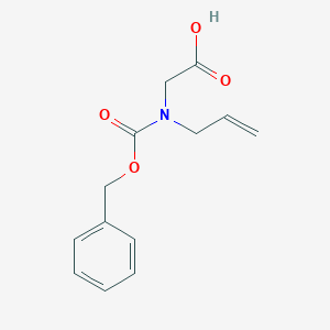 molecular formula C13H15NO4 B8636987 n-Allyl-n-((benzyloxy)carbonyl)glycine CAS No. 71931-22-1