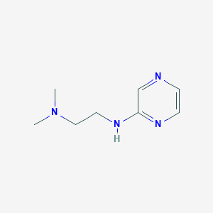 molecular formula C8H14N4 B8637129 N',N'-dimethyl-N-pyrazin-2-ylethane-1,2-diamine 