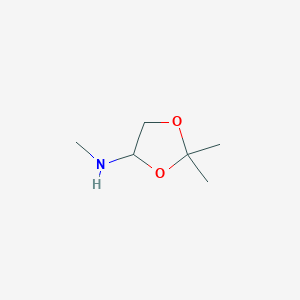 molecular formula C6H13NO2 B8637334 N,2,2-trimethyl-1,3-dioxolan-4-amine 