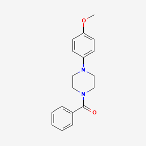 molecular formula C18H20N2O2 B8637376 1-Benzoyl-4-(4-methoxyphenyl)piperazine 
