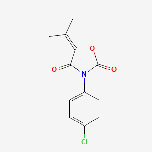 3-(4-Chlorophenyl)-5-(propan-2-ylidene)-1,3-oxazolidine-2,4-dione