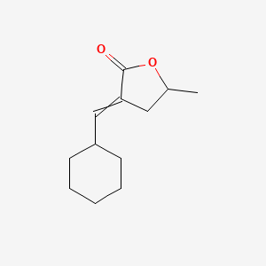 3-(Cyclohexylmethylidene)-5-methyloxolan-2-one