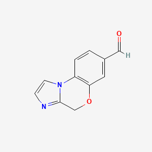 4H-Benzo[b]imidazo[1,2-d][1,4]oxazine-7-carbaldehyde