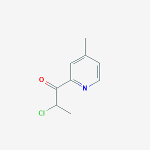 2-Chloro-1-(4-methylpyridin-2-yl)propan-1-one