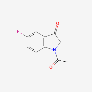 1-Acetyl-5-fluoroindolin-3-one