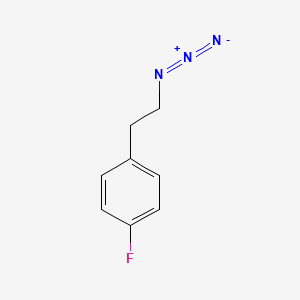 molecular formula C8H8FN3 B8637523 1-(2-Azidoethyl)-4-fluorobenzene CAS No. 823189-01-1
