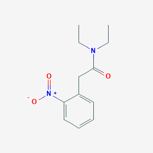 molecular formula C12H16N2O3 B8637530 N,N-diethyl-2-(2-nitrophenyl)acetamide 
