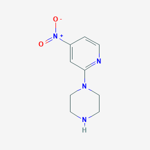 1-[4-Nitro-2-pyridinyl]piperazine