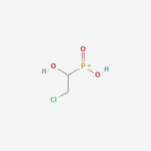 (2-Chloro-1-hydroxyethyl)(hydroxy)oxophosphanium