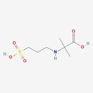 molecular formula C7H15NO5S B8637652 Alanine, 2-methyl-N-(3-sulfopropyl)- CAS No. 819862-76-5