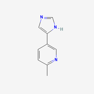 5-(1H-imidazol-4-yl)-2-methylpyridine