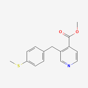 Methyl 3-{[4-(methylsulfanyl)phenyl]methyl}pyridine-4-carboxylate